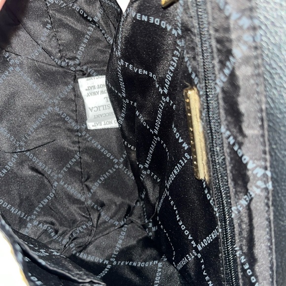 Steve Madden New purse. Removal strap. Black/white and tan color - Picture 5 of 5